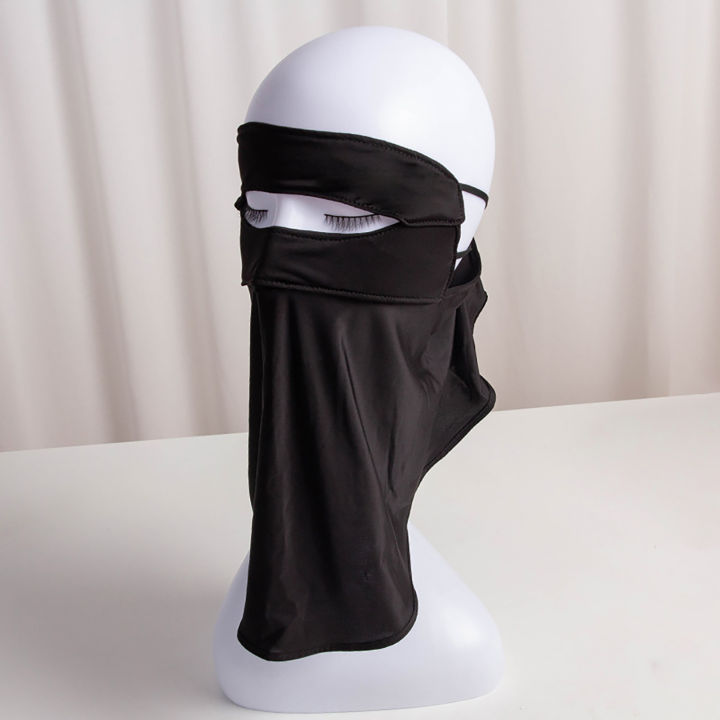 Sunnyheart Face Cover Gradient Color UV Resistant Fishing Face Cover