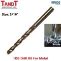 TANDT 1pcs HSS Drill Bit inch suta soot mm Available size ( 3/32" to 1/2" ). 