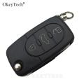 High Quality Replacement Flip Remote Car Key Shell Case Fob For Audi A4 A6 A6 A1 A3 A6L Q7 A8 Keys Car-Styling.