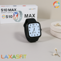 S10 Max Laxasfit Smart Watch 2.29 Inch AMOLED Display NFC Bluetooth Call Wireless Charging Waterproof Fitness Tracker, Compatible with iOS & Android. 