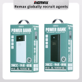 Remax RPP-672 High-Capacity 20000mAh Power Bank with 20W PD+22.5W QC Fast Charging - Universal Plug, LED Display.