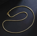 Fashionable Flat Snake Chain Necklace-Fashionable Snake Chain For Men. 