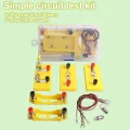Physics Science Kit Puzzle Practical Ability DIY Physics Science Lab Basic Circuit Learning Starter Kit for Kids. 