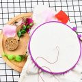 KRABALL 35pcs Cross Stitch Round Hoop Set Embroidery Frame Hoop Ring Sewing Tools With Needles Needlework Tools Accessories. 