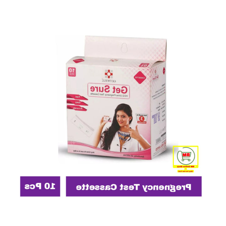 10%20Pcs%20Get%20Sure%20Pregnancy%20Test%20Cassette%20Device%20Kit%20-%20Urine%20Hcg%20Check%20Strips%20%5BFull%20Box-Display%20Type%5D%20-%20Pregnancy%20Test%20Kit%20-%20Image%203