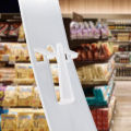 1/10pcs Food Storage Hanging Strips With Hooks Universal Convenience Store Shelf Plastic Hanger Hook Merchandising Strips.