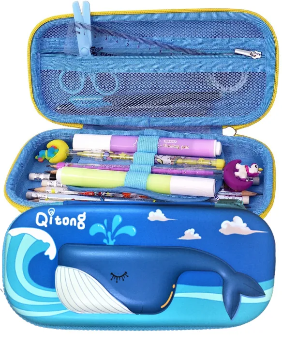 Qitong%20Blue%20Whale%20Big%20Capacity%203D%20Pencil%20Pen%20Case%20Pencil%20Box%20Office%20College%20School%20Large%20Storage%20High%20Capacity%20Bag%20Pouch%20Holder%20Box%20Organizer%20ale%20green%20Color%20-%20In%20Line%20with%20Current%20Trends%20-%20Image%205