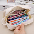 High Quality Waterproof Canvas Children's Cloth Zip Bag Pen Case Pencil Bag. 