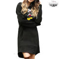 Hoodies Women Sweatshirt Dress Solid Autumn Winter Warm Loose Oversized Hoodie Female Pullover Long Length. 