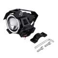 2 পিস 125w 3000lm u7 মোটরসাইকেল বাইক led হেডলাইট ফগ স্পট লাইট বাল্ব (সাদা/নীল/লাল) - bike accessories. 