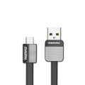 Remax Metal Micro USB Platinum Data Cable RC-044m Black Color. 