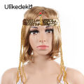 Relax Snake Shaped Headpiece Cleopatra Headdress Egypt Queen Hair Accessories Belly Dance Headband Halloween Cosplay Party Props.