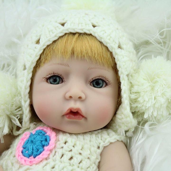 NYT%2028Cm%20Unique%20Yellow%20Hair%20Reborn%20Baby%20Doll%20Soft%20Vinyl%20Lifelike%20Newborn%20Doll%20Girl%20-%20Image%207