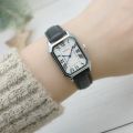 Fashion Retro Digital Dial Casual Watches Square Leather Strap Fashionable Clock Quartz Wristwatch for Women Gift Montres Femmes. 