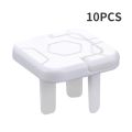 10 Pcs Child Safety Protection Socket Plug Protector Baby Electric Shock Protection Power Supply Cover Anti-Electric. 