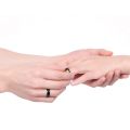 Fashion Simple 2mm Stainless Steel  Ladies Smooth Fine Thin Finger Ring. 