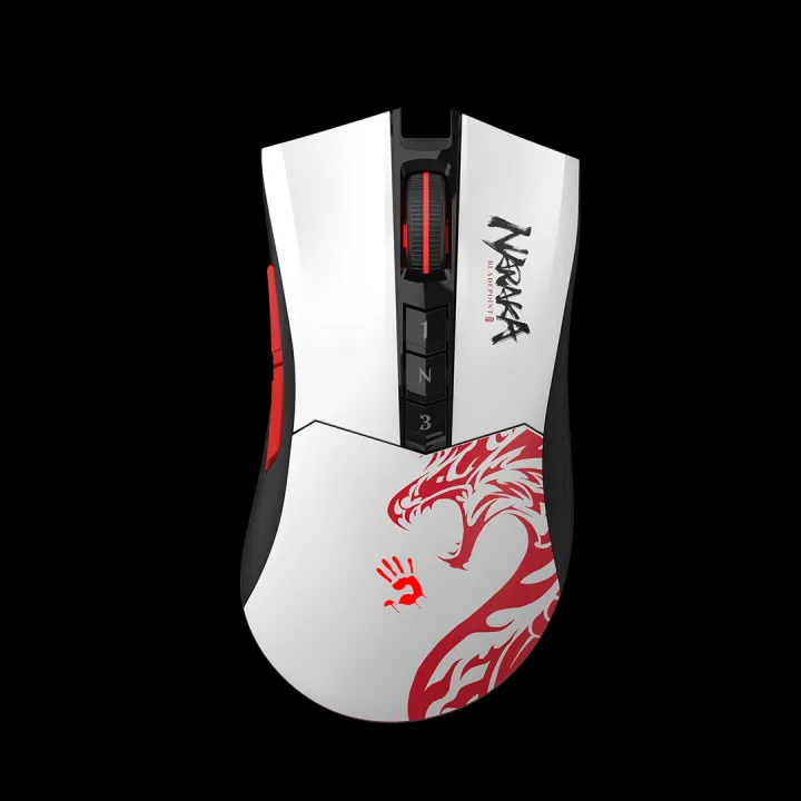 A4 Tech Bloody R90 Plus Naraka RGB 5000 CPI 2.4GHZ WIRELESS GAMING MOUSE