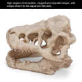 fish tank decor artificial simulation dinosaur skull shape for water lan.