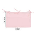 Diaper Storage Bag Wear Resistant Hanged on Crib Organizer Bag.