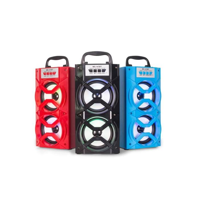 Party Wireless Bluetooth Dual Speaker Box With bombasting sound quality