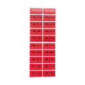 40X20mm red VOID OPEN Tamper proof sticker/Seal Warranty Tear invalid seal sticker with unique serial number high security label. 