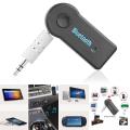 Wireless Bluetooth Audio Music Receiver for Car- Black. 