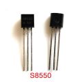 10Pcs S8550 S-8550 8550 Transistor BJT PNP 40V 500mA PNP General Purpose Transistor TO-92 Package Bipolar Junctions Transistor. 