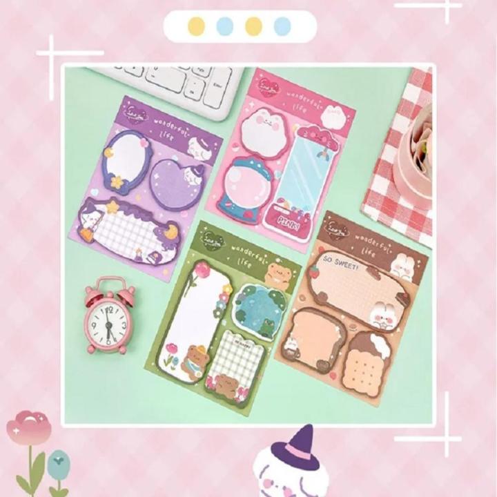 Rabbit%20bear%20design%20sticky%20notes%20Functional%20Sticky%20Strawberry-themed%20sticky%20notes%203x3%20N%20Times%20Kawaii%20bookmark%20for%20Office%20supplies%20School%20supplies%20Daily%20reminder%20Gift%20for%20kids%20Journal%20planner%20-%20Image%202