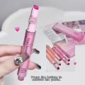 Moisturizing Lipstick Pink Water Gloss Clear Lip Glaze Waterproof Non-stick Hydrating Plumping Fade Lip Line Dupes Korean Makeup. 