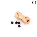 New 2/3/3.17/4/5mm Motor Copper Shaft Coupling Coupler Connector Sleeve Adapter. 