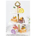 OIMG Fruit Tray 3-Layer Entrepreneurial Cake Rack Wedding Cake Tray Snack Nut Candy Tray 3-Layer Fruit Tray. 