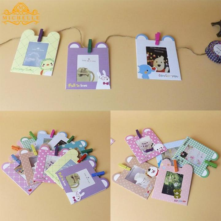 %E3%80%90Hey%20my%20home%E3%80%9110Pcs/1Set%20Photo%20Frame%20Album%20Picture%20Wall%20Decor%20Clip%20Random%20-%20Image%204
