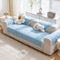 New ins-style sofa cushion Four seasons universal non-slip cotton and linen sofa cushion, thickened sofa cover, backrest towel cover. 