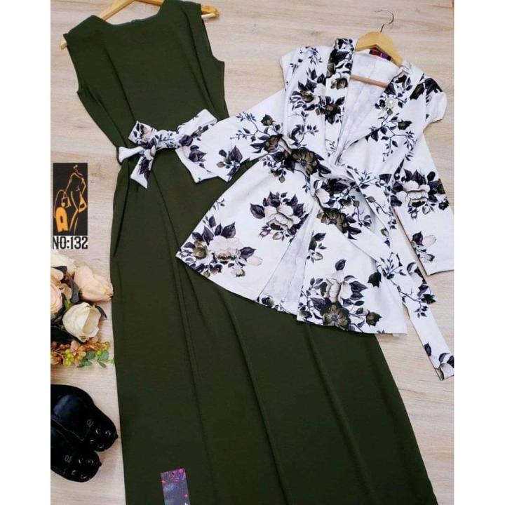 Western Dress summer fashion Georgette Long Koti and Gown, women's summer  dress, western style Tops and Tunics design sense of niche temperament  Dress