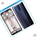 For Xiaomi Redmi Note 8 Pro Middle Frame Supporting Plate Housing Frame Bezel+Battery Back Cover Glass+Camera Lens Replace.
