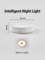 LED Night Light Smart Human Body Sensor with Digital Sensor Head Magnetic Suction Wireless-Use Eye Protect Night Lamp. 