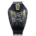 Poison sports car concept racing mechanical style six cylinder engine compartment creative watch men's trend fashion watch. 