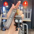 Spider-Man Across the Spider Verse Key chain Miles Morales Peter Gwen Keychain Pendant Action Figure Marvel Spiderman Model Toys. 