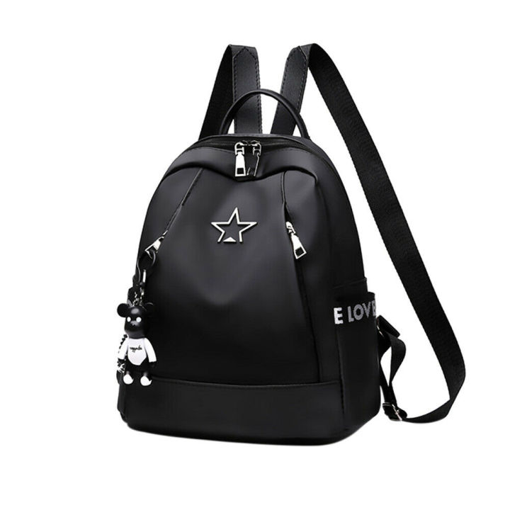 Women%20Small%20Backpack%20Travel%20Nylon%20Handbag%20Shoulder%20Bag%20Black%20Gifts%20Fashion%20-%20Image%208