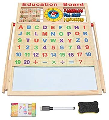 Writing%20Board%20Multipurpose%20Double-Sided%20Magnetic%20Wooden%20Writing%20Drawing%20Board%20-%20Image%204