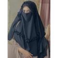 Instant Crown Ready Hijab With Niqab 2021 For Woman. 