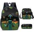 MINECRAFT Pupil Schoolbag My World Game Peripheral Backpack. 