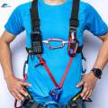 Camping Rock Climbing Harness Ascending Straps Chest Belt for Caving Survival.