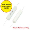 2Pcs- 10Watt Wirewound 10W 10 Ohm Ceramic Cement Wirewound Resistors 10 Ohm 10 Watt Wire Wound Axial Lead Fixed Cement Resistor 5% Tolerance Electronics Circuitry & Parts. 