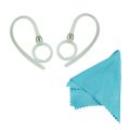 4 New White Earhooks for Motorola Flip HZ720 HX550 H17 H17Txt H19Txt H525 H520 Wireless Bluetooth Headset H-17 H17-Txt. 