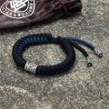 【beauty code store】Nordic Vikings Bracelets Men Talisman Valknut Handmade Paracord Wristband Amulet Camping Survival Jewelry Gifts. 