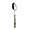 Creative Bamboo Shape Handle Fork and Spoon 304 Stainless Steel Light Design Western Dinnerware Flatware Classical Elegance Bamboo Handle Cutlery Household Goods. 