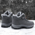 2023 Waterproof Boots Men's Women Slip On Winter Shoes For Men Ankle Boots Winter Boots Male Snow Botines Hiking Boots Feminina BunnyGarden. 