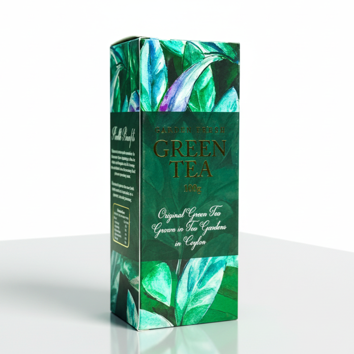 Bluefield Garden Fresh Green Tea – 100g Premium Ceylon Green Tea