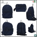 Bili Online Unique Backpack 18 Liter ( Backpack & Side Shoulder Bag)  Navy Blue. 